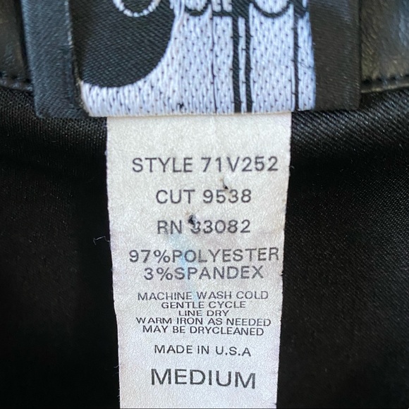 First Option Black Zip-Front Vest - Picture 5 of 7